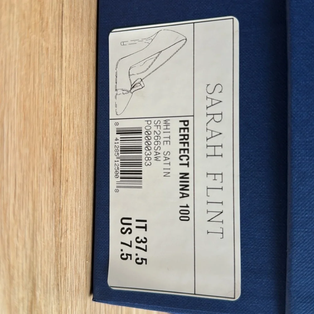 Sarah Flint Perfect Nina 100 (White Satin) - Picture 8 of 8